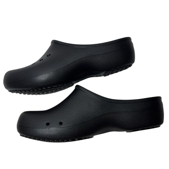 CROCS Black Tully Slip-On Clogs. Size 8. - Picture 3 of 7